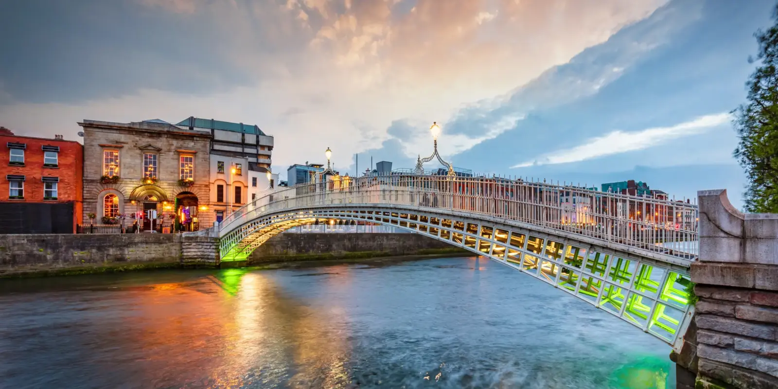 Half Penny Bridge in Dublin