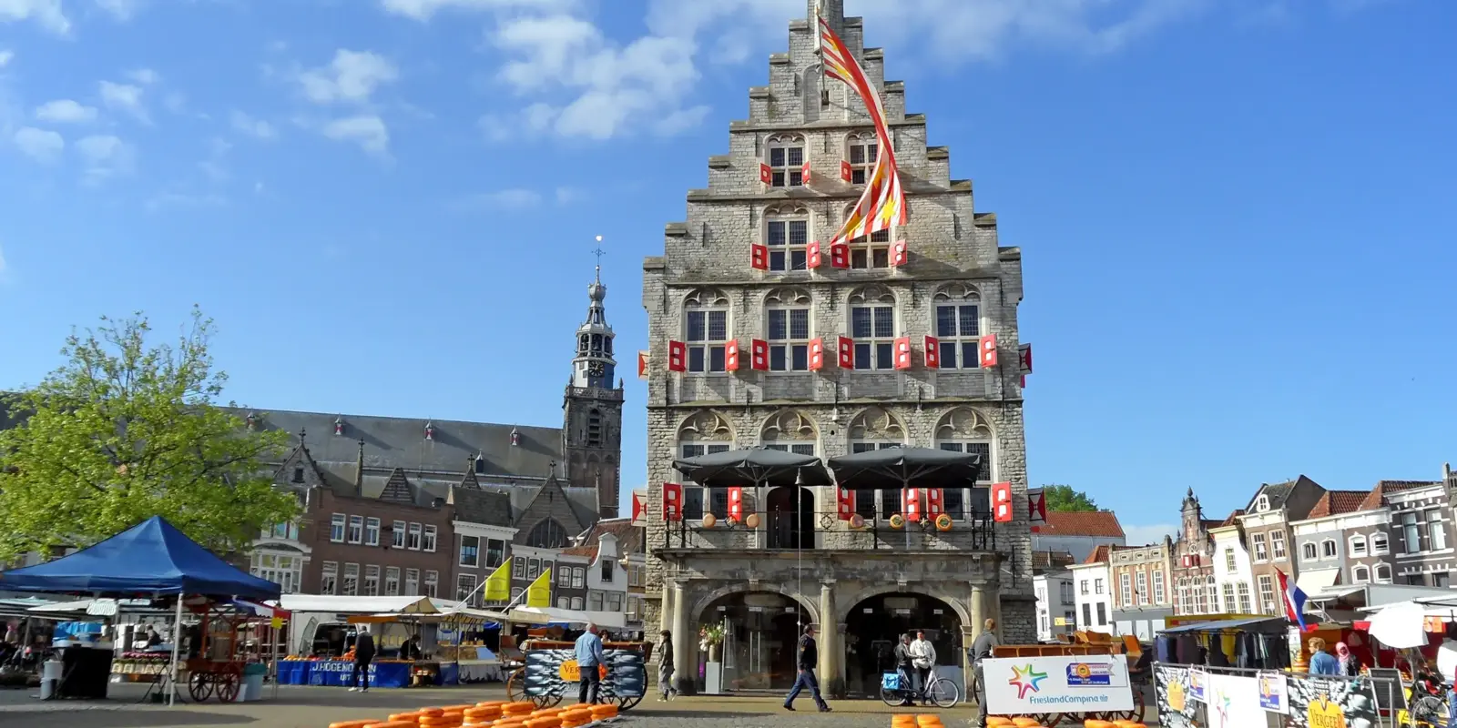 Der berühmte Käsemarkt in Gouda