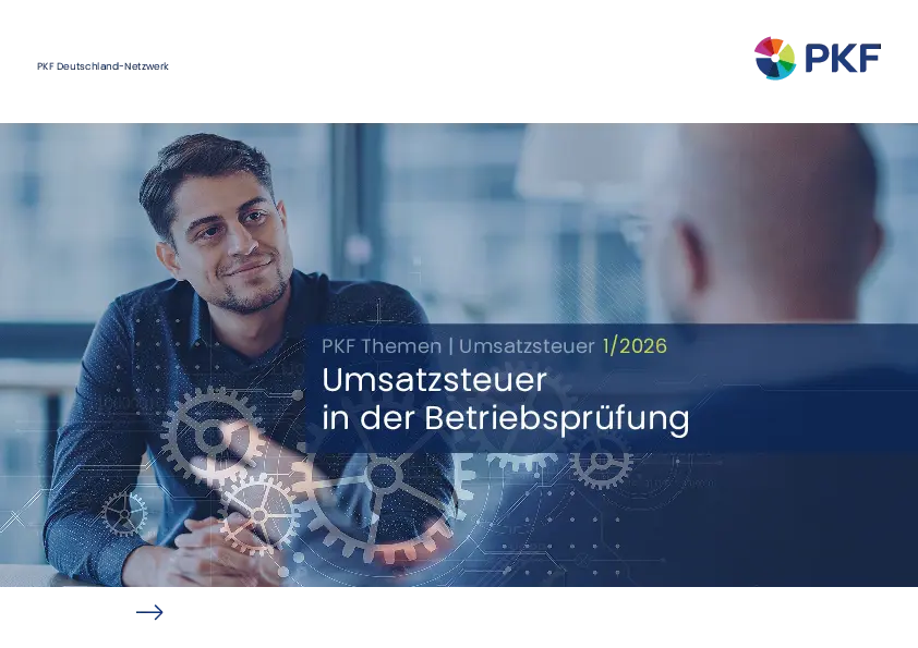 PKF Themen 01|2026: Umsatzsteuer in der Betriebsprüfung